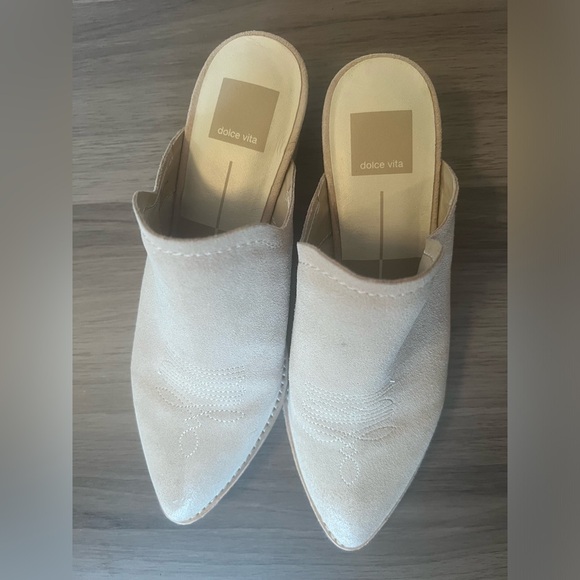 Dolce Vita Shoes - Suede Pointed Toe Mules